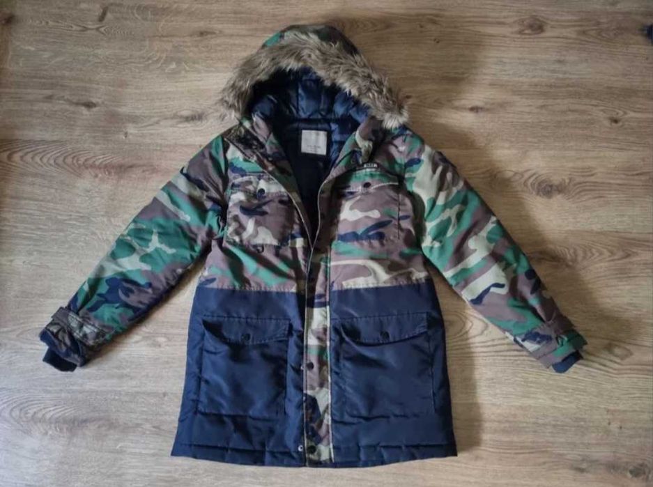 ZARA kurtka parka rozm.164 przejściowa/zimowa