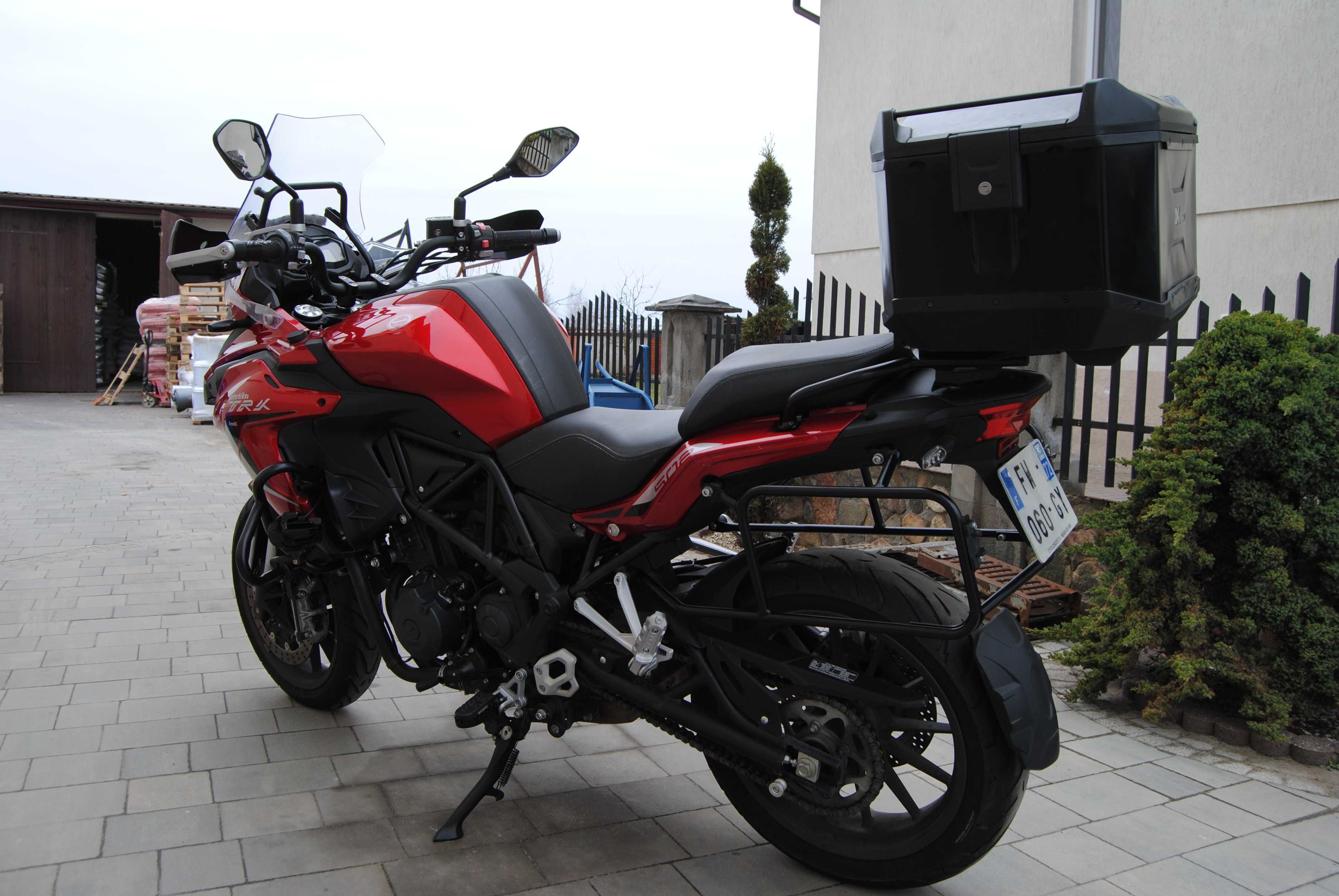 Benelli TRK 502 Kufer 2021r ABS Halogeny  5tys km