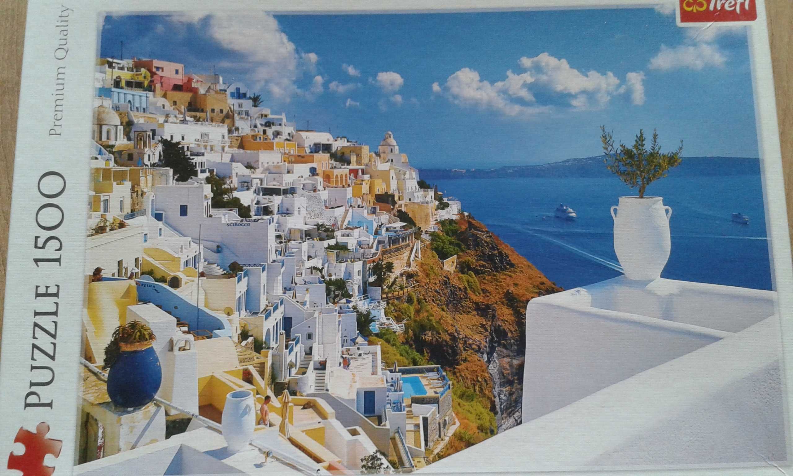 Puzzle Santorini 1500 elementów - TREFL