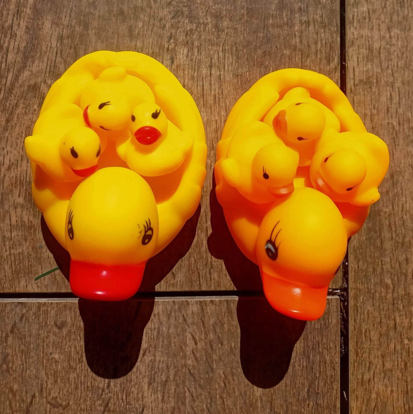 Gumowe kaczki - zabawki do kąpieli :)