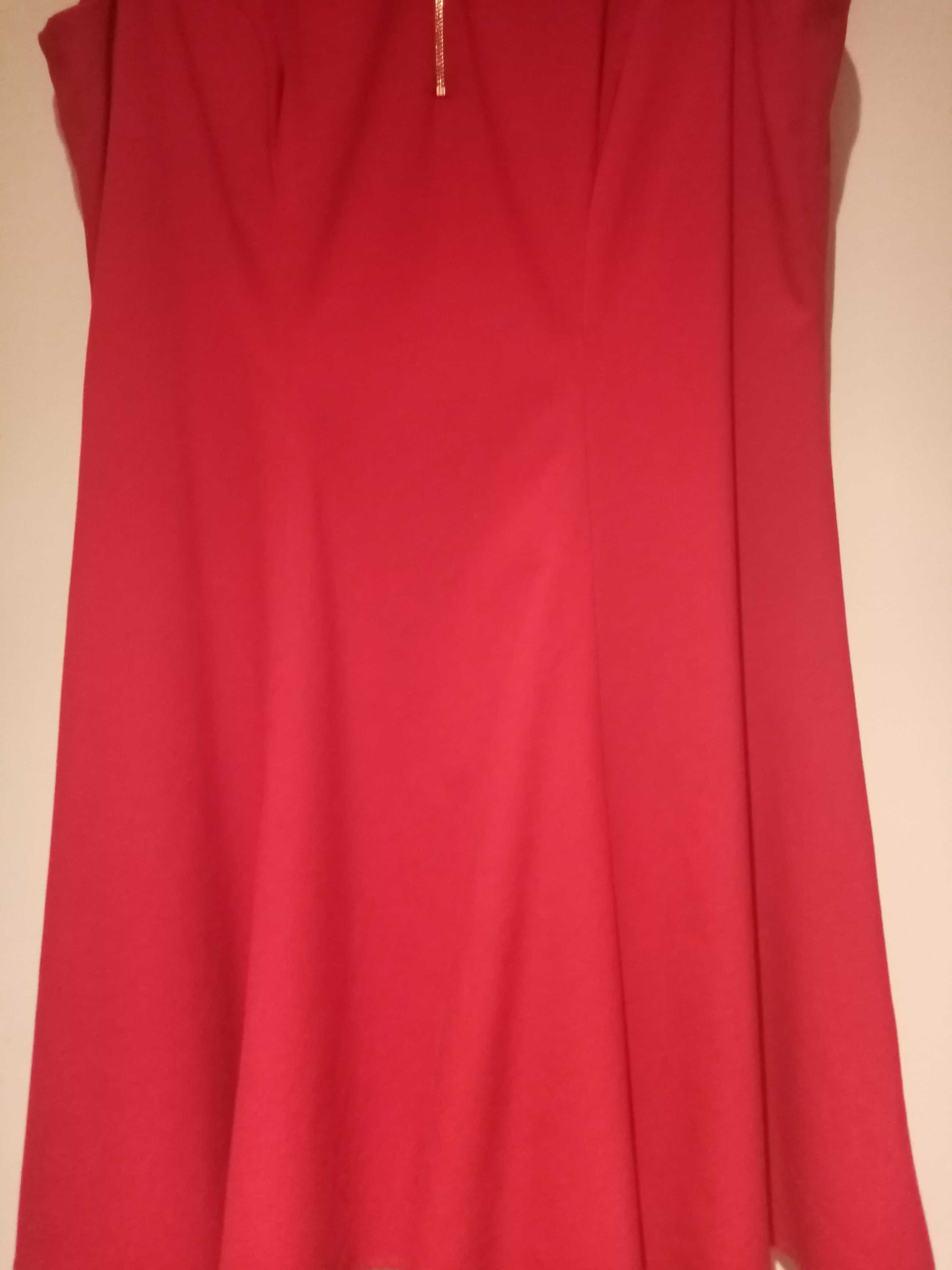 Vestido senhora Calvin Klein vermelho 42