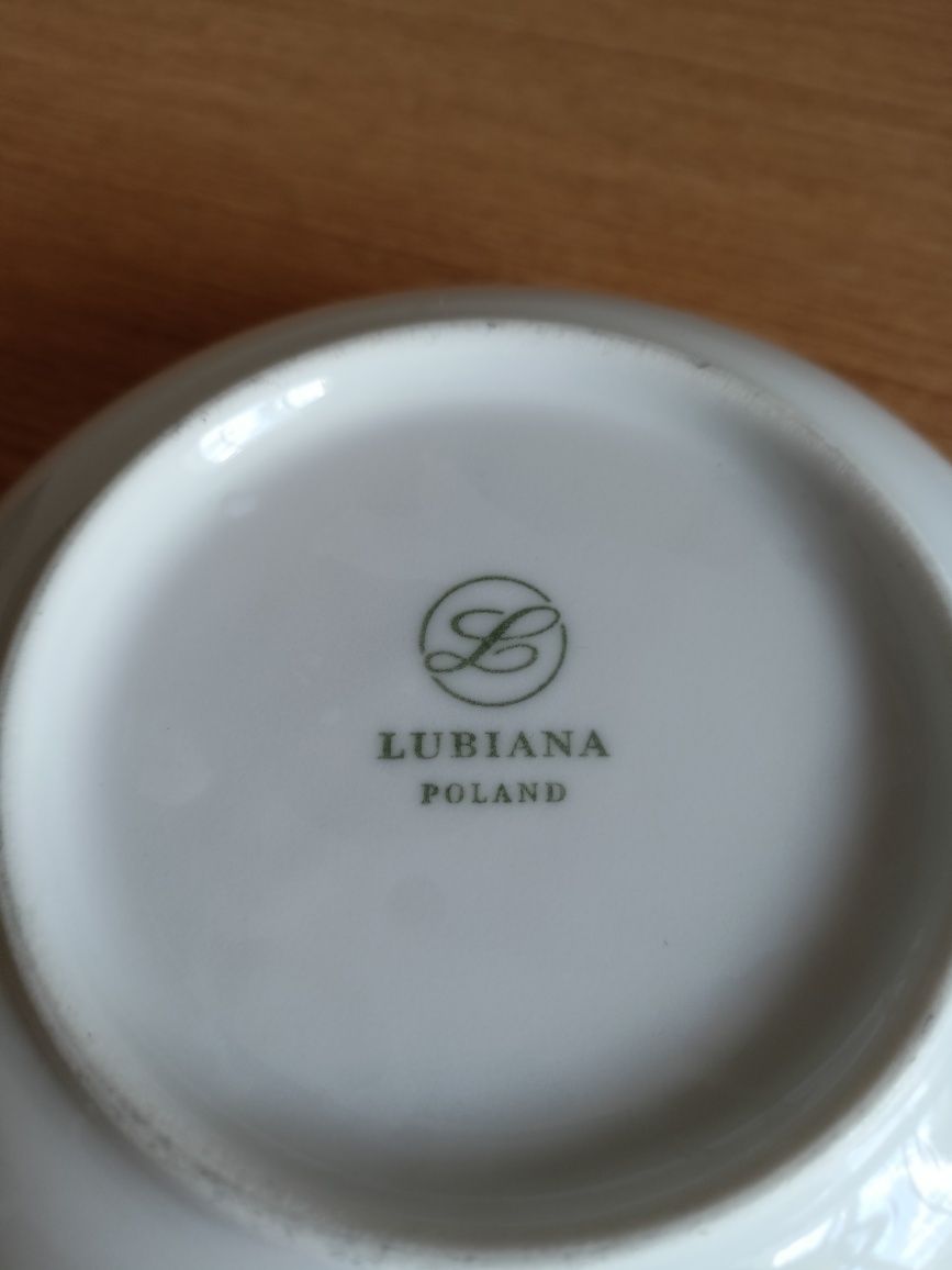 Miska półmisek salaterka miseczka Lubiana polska porcelana biała