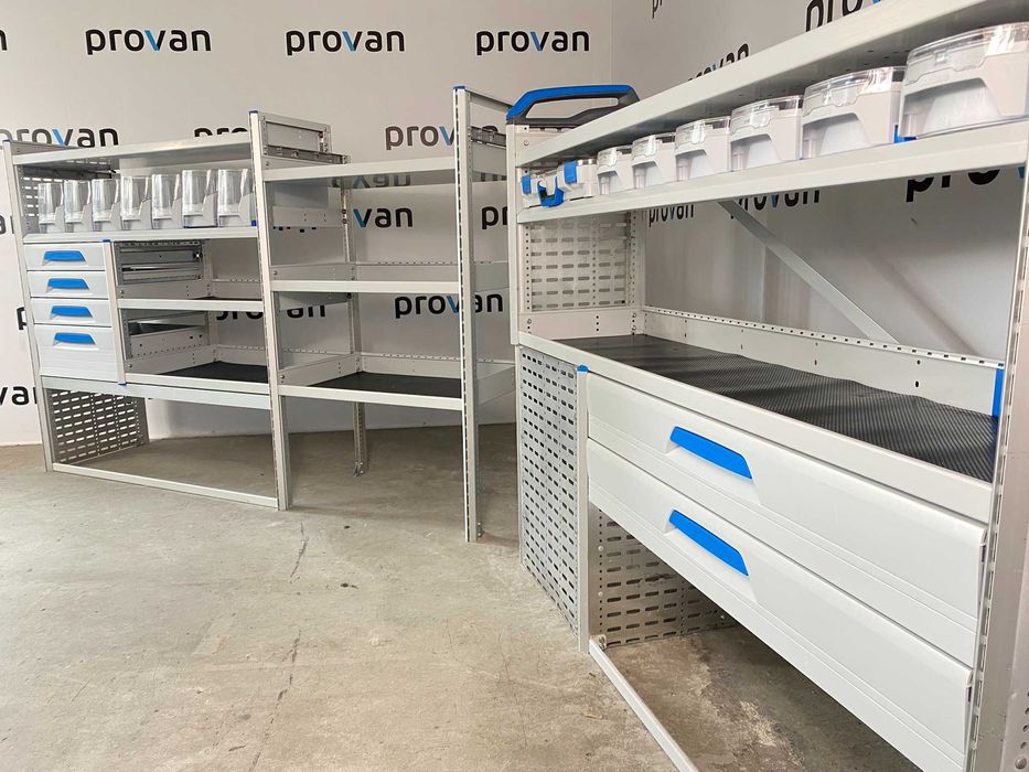 ZABUDOWA WARSZTATOWA serwisowa SORTIMO pojemniki szuflady półki