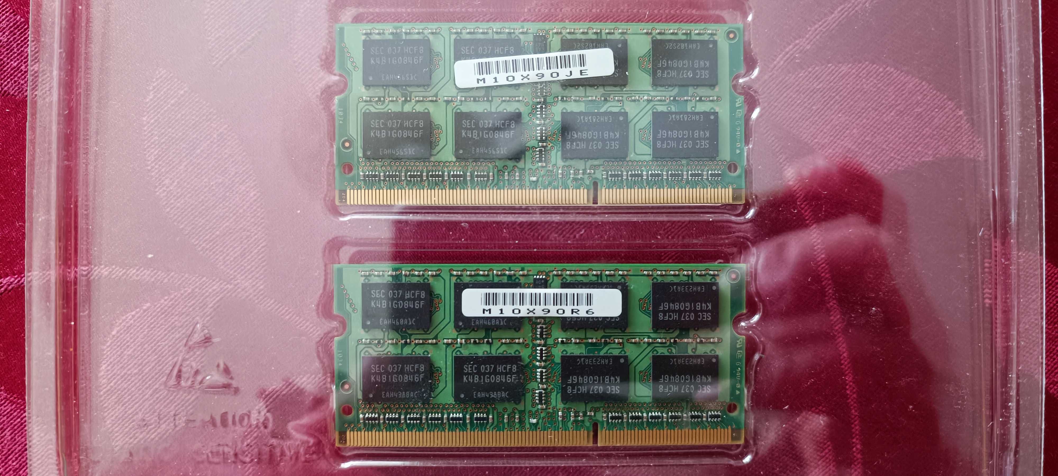 Memória Samsung para portátil 4GB (2x2GB)