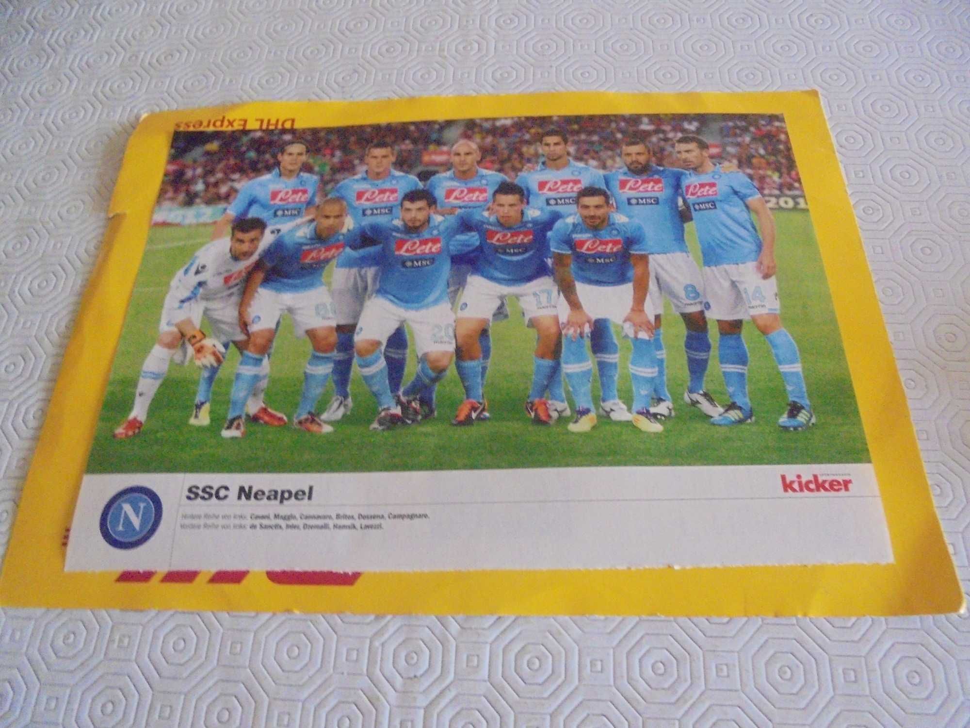 Posters (21,5 X 30) de equipas de futebol na Champions League 2011-12