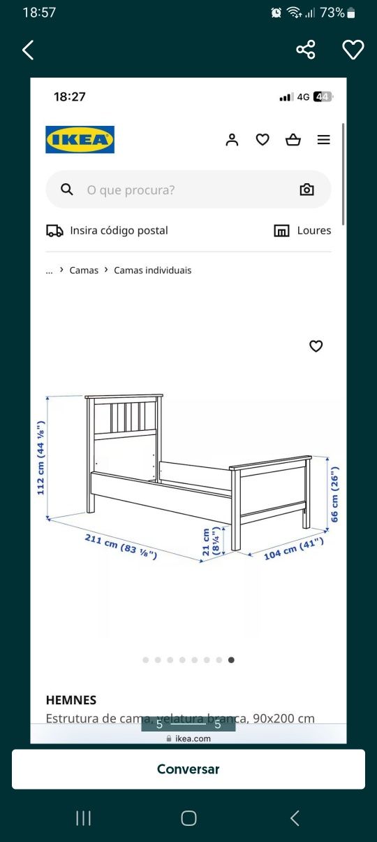 Cama Hemnes Ikea