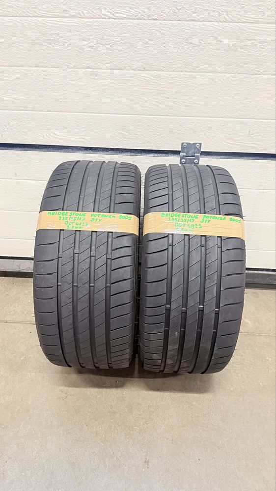 2x Bridgestone Potenza S005 235/35/19 91Y 5,5mm 2023r ŁADNE