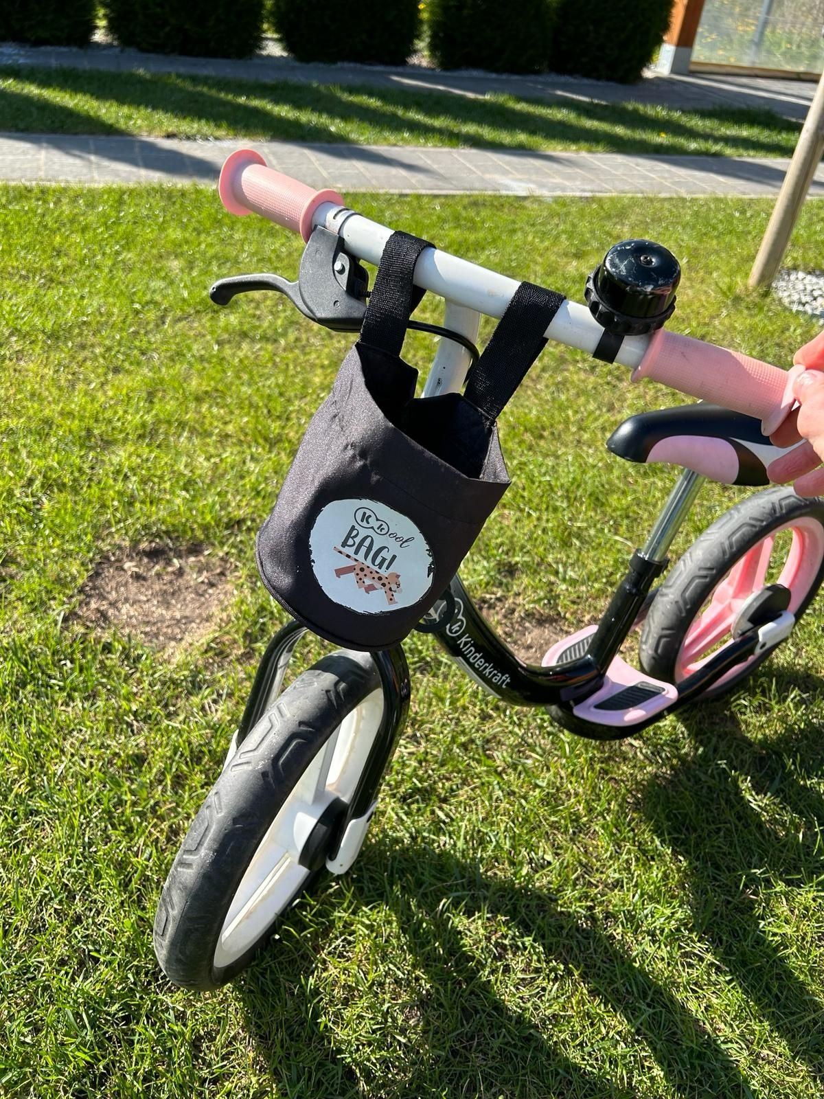 Rower Rowerek biegowy Kinderkraf różowy