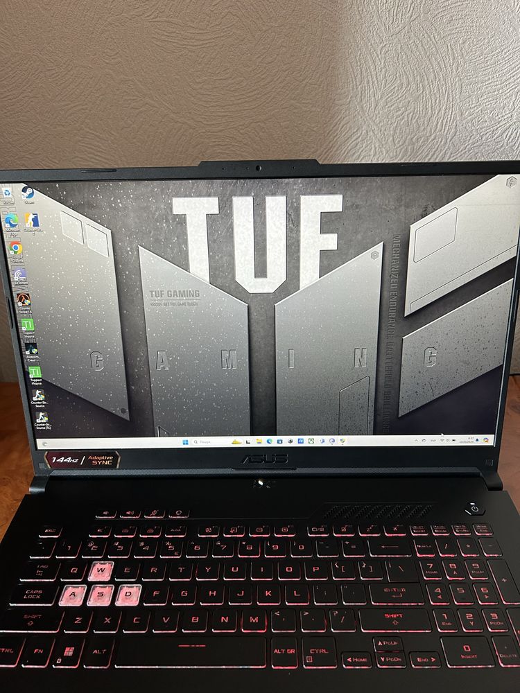 ASUS TUF Gaming A17 R7-6800H/16GB/512/W11 RTX3050 144Hz