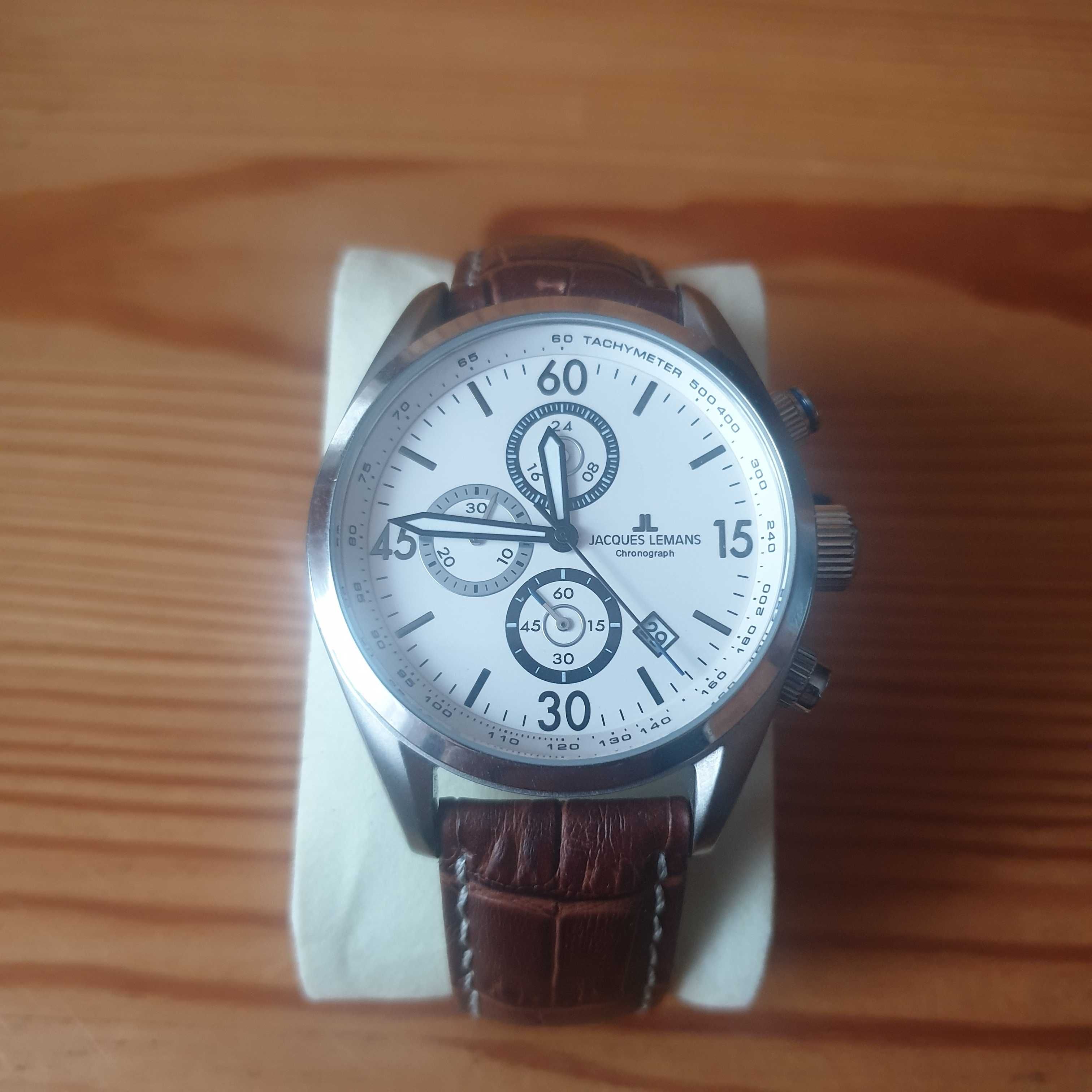 Jacques Lemans 40-6B Chronograph nowy zegarek męski