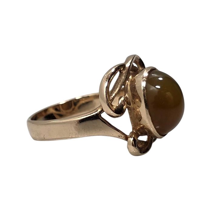 Wspaniały złoty pierścionek 4,59G 585 R16