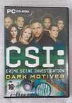 Jogo CSI “Dark Motives” para computador.