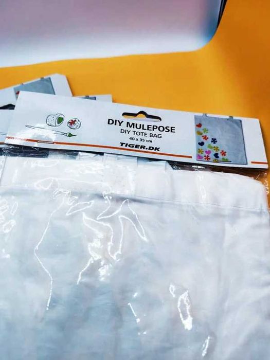 Sacola de tecido para pintar - Tiger