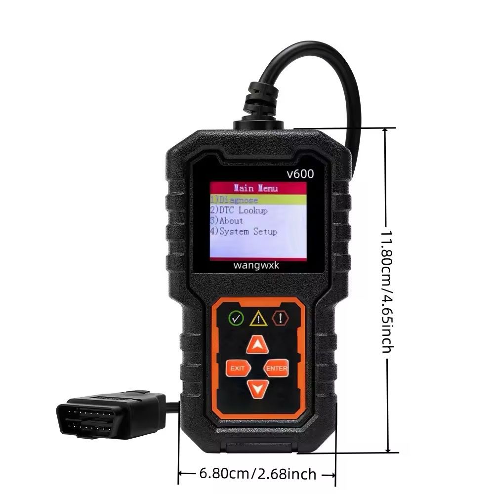 Автомобильный сканер OBD2, Обд диагностика, тестер напряжения и ошибок