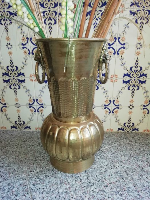 Braseira balança Pote JarraLatão cobre