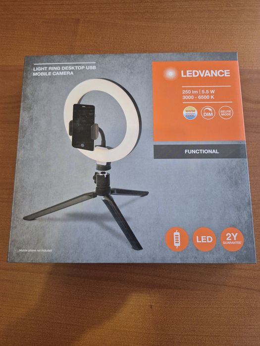 Светильник LEDVANCE Light Ring Desk Top USB. 5.50W.3500- 6500K. 250LM.
