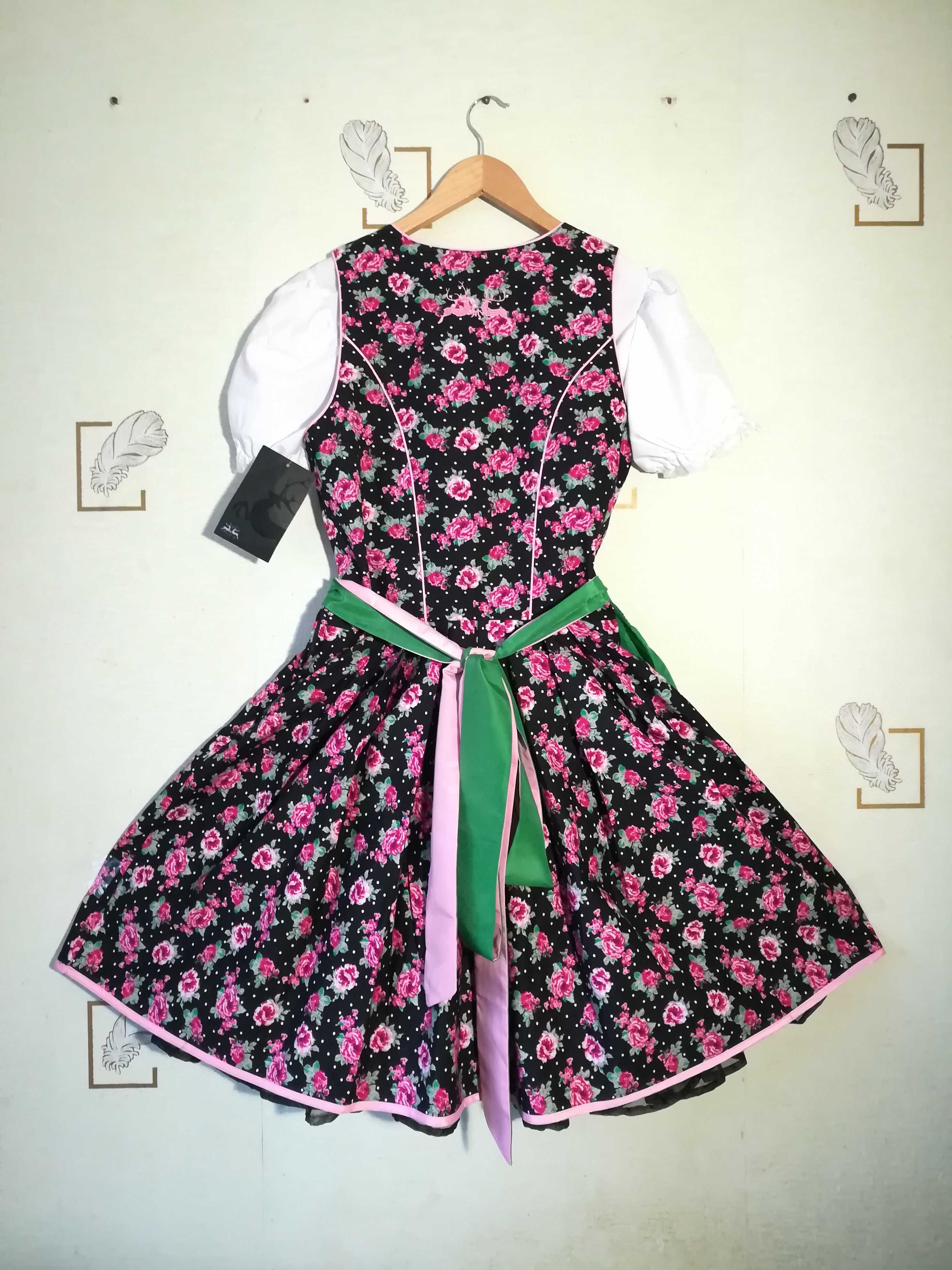 Срочно продам Платье черное с розами "Wiesnkönig Dresses"  Новое