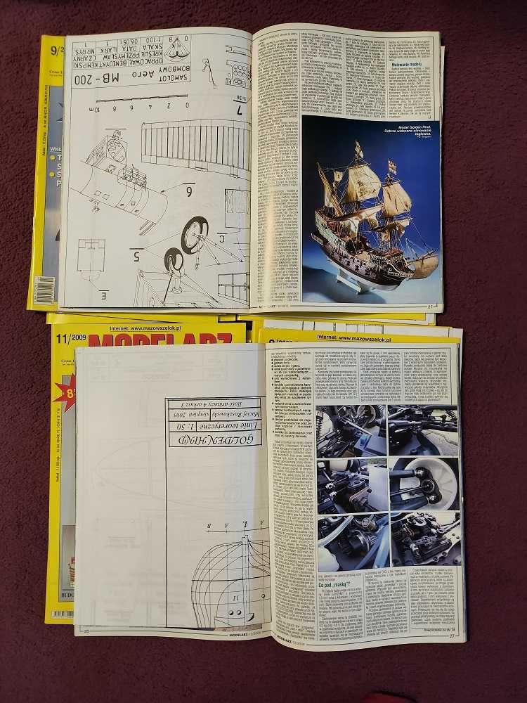 Modelarz rok 2009 komplet 12 numerów