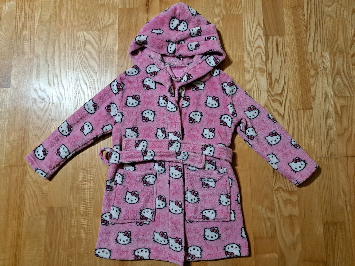 Szlafrok dla dziewczynki Hello Kitty r. 104/110