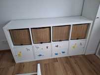 Regał kallax z wkładami Ikea