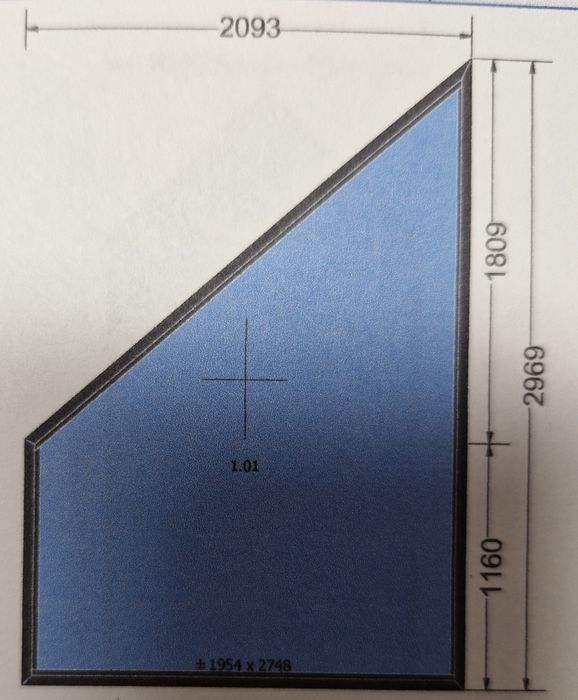 Okno aluminiowe Aluprof MB 86N - zestaw
