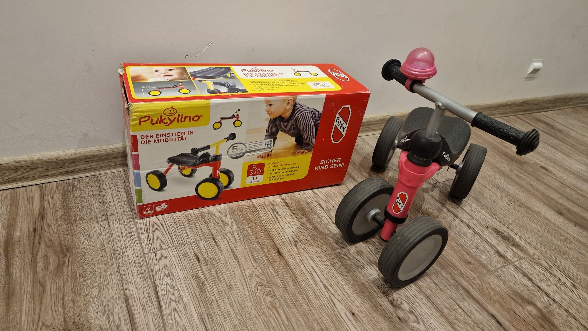jeździk rowerek pukilino