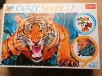 Puzzle 1000 crazy sharpes oko w oko z tygrysem