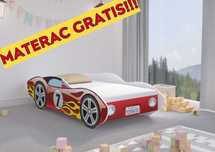 Łóżko dziecięce Auto CORVETTA 140x70 + materac GRATIS - SAMOCHÓD !