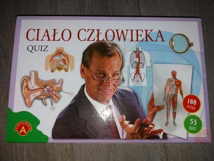 Gra planszowa CIAŁO człowieka dla młodego medyka SUPER!!!