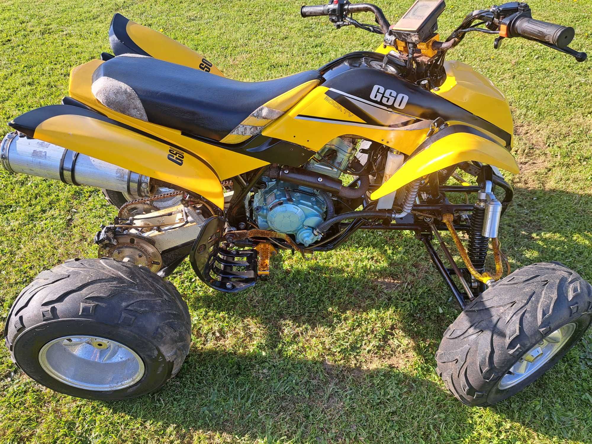 Quad BASHAN BS 200 Manual Ciecz