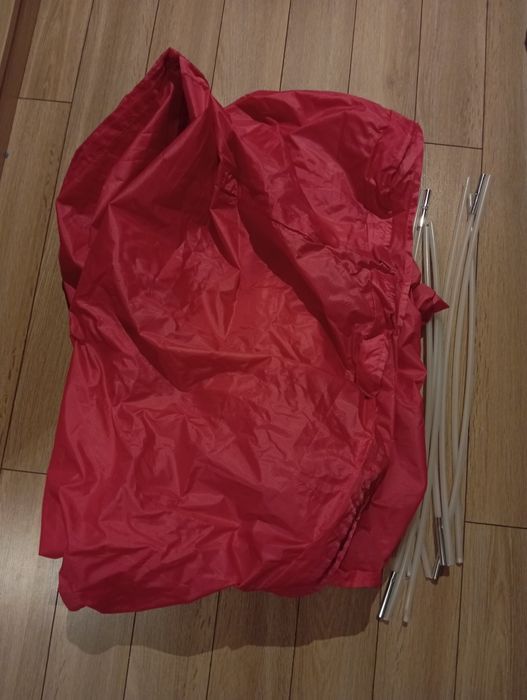 Baldachim KURA różowy do łóżka IKEA