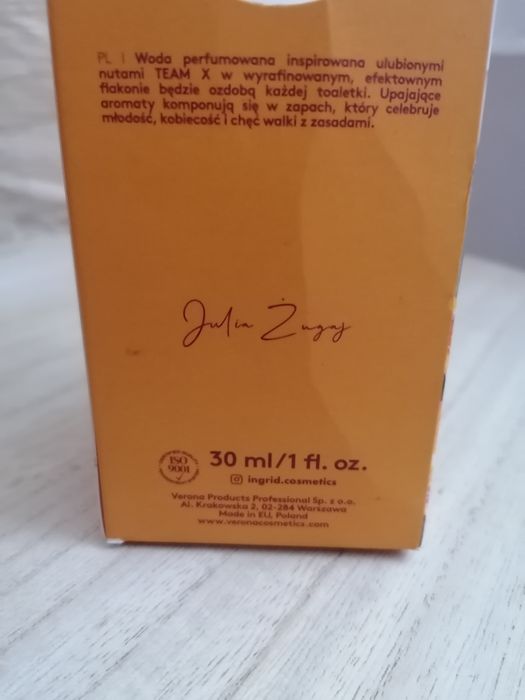 Woda perfumowana Julia Żugaj /unikatowa