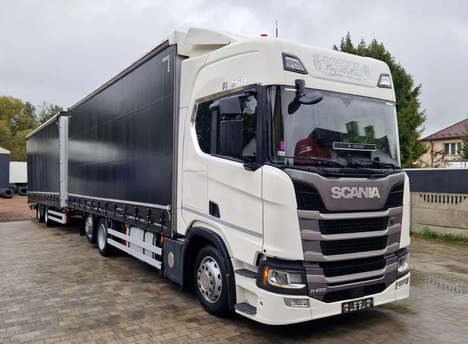 Scania * R450 TANDEM PRZEJAZDOWY * OŚ SKRĘTNA * XENON *