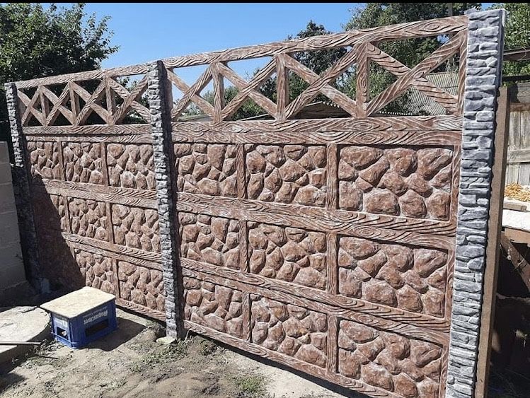 Євро -забор , Забор -Бетонний , Залізобетонна Огорожа ,Євро -огорожа