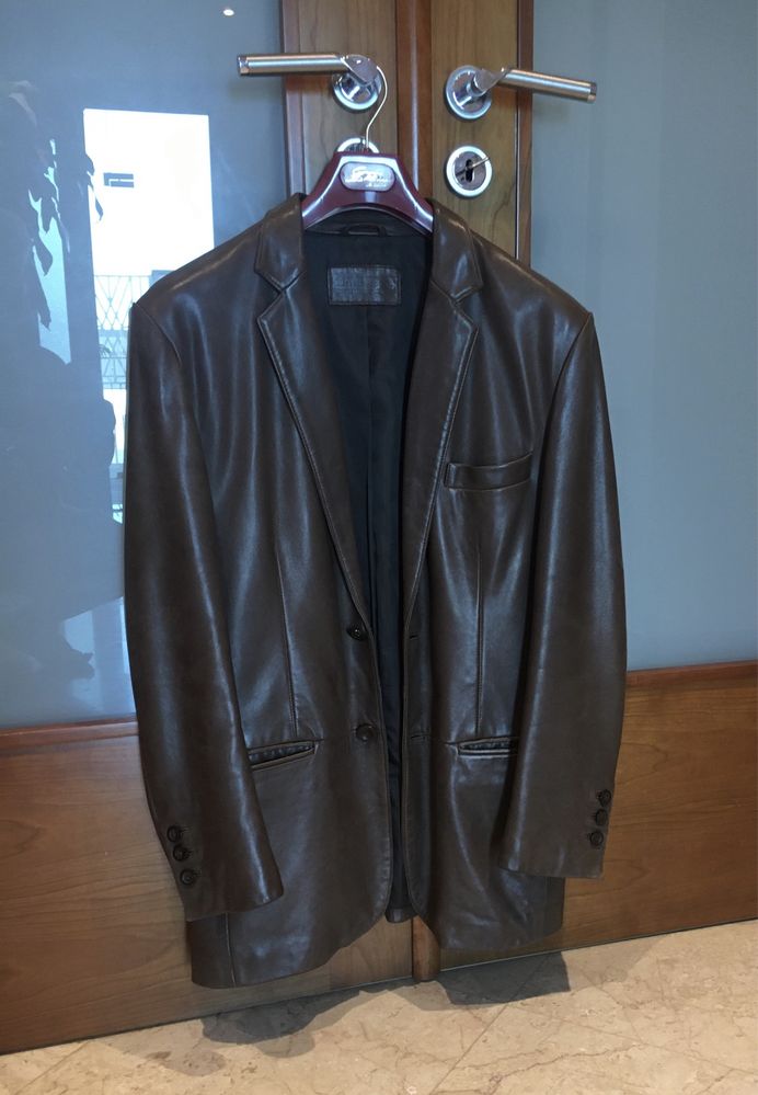 Casaco de homem em pele genuina Maximo Dutti Sport