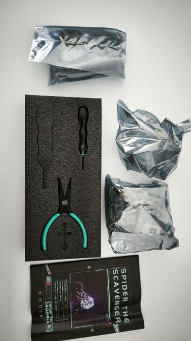 Candeeiro Cyberpunk/Steampunk Aranha Metálica