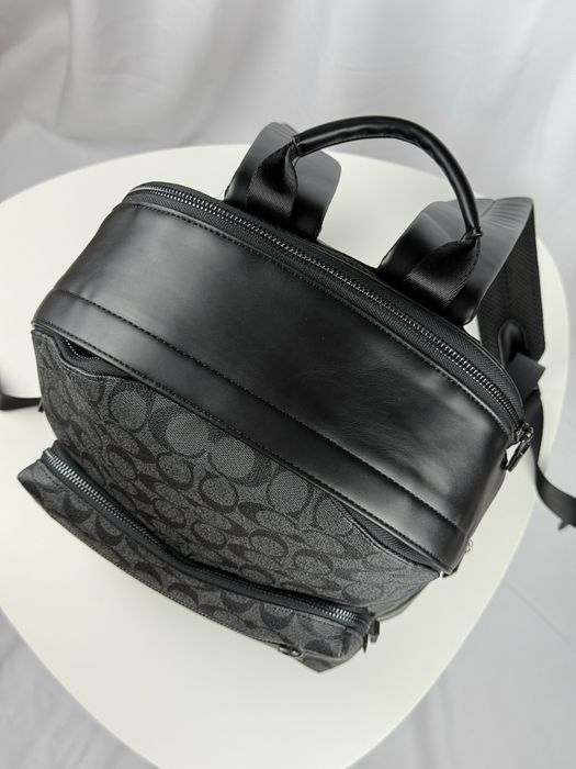 Чоловічий рюкзак Coach шкіряний