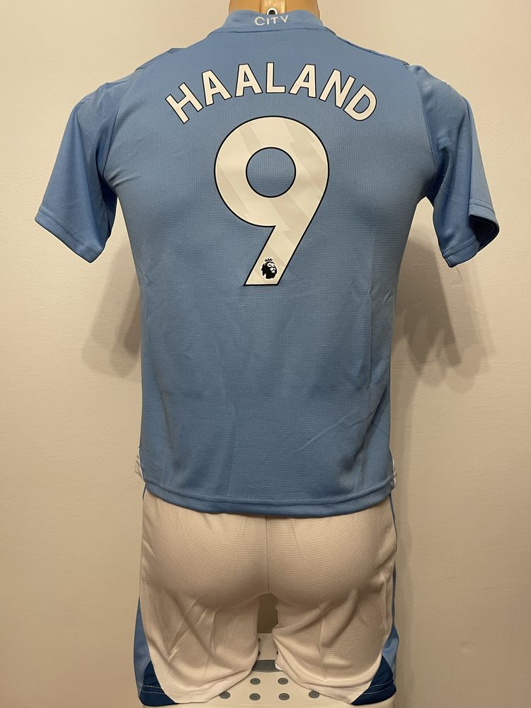 Koszulka Manchester City Haaland 9. Roz. 24 7-9 lat.+ spodenki gratis