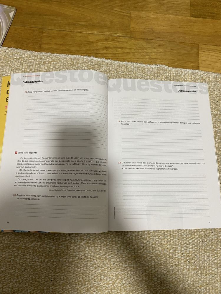 Livro de fichas 10.ano de filosofia