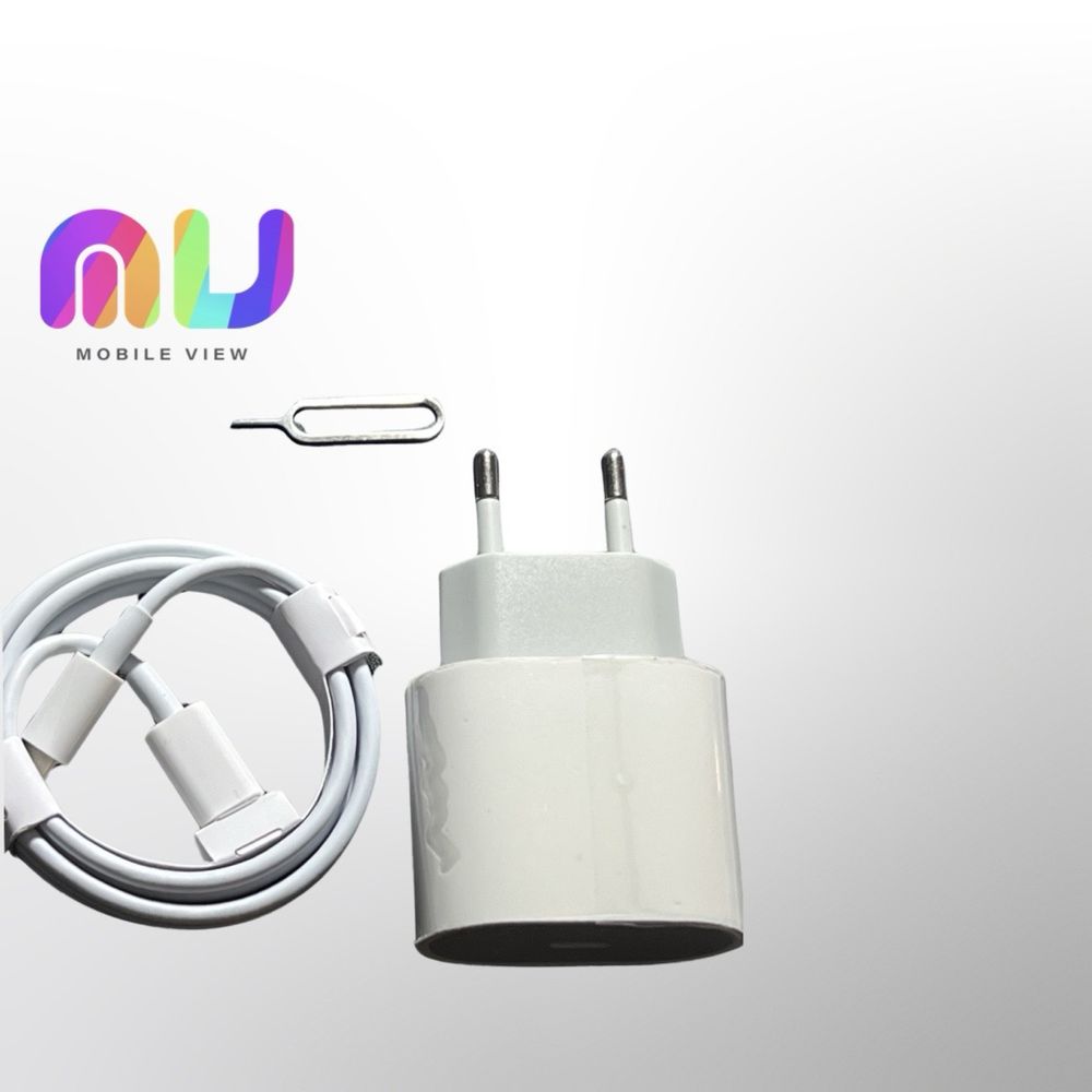 Novo Carregador 20W + Cabo USB-C + Clip abertura  Compatível Apple