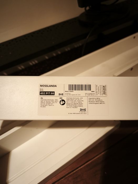 Prateleiras Mosslanda Ikea