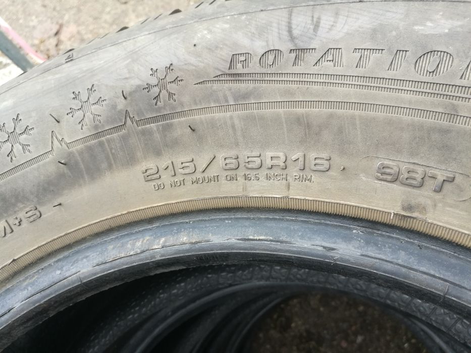 4x 215/65r16 Dunlop Winter Sport 5 komplet 4 szt.