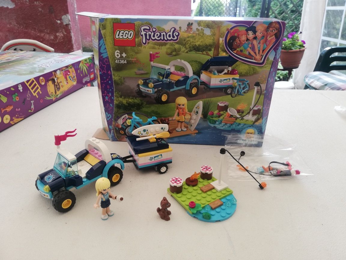 Lego friends łazik z z przyczepą Stephanie