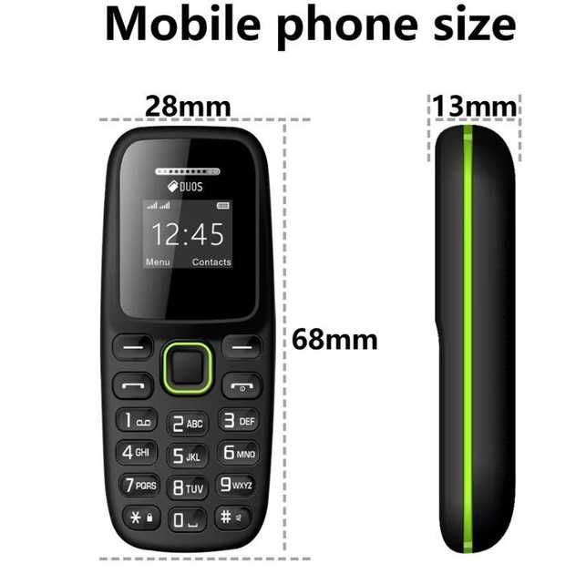 Міні Мобільний Телефон SERVO BM310 68мм чорний