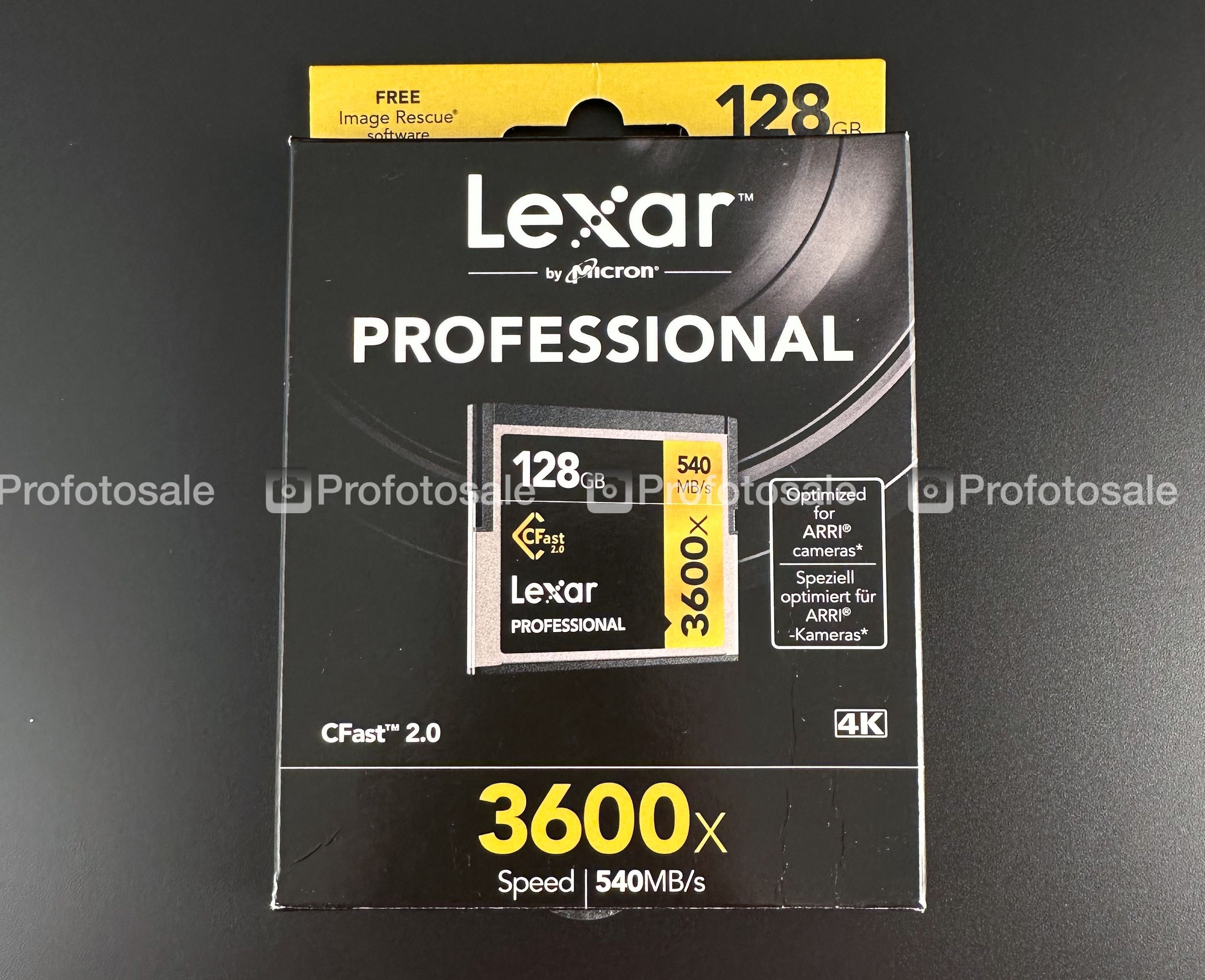 Картка пам'яті CFast 2.0 Lexar 128 Gb 540 Mb/s