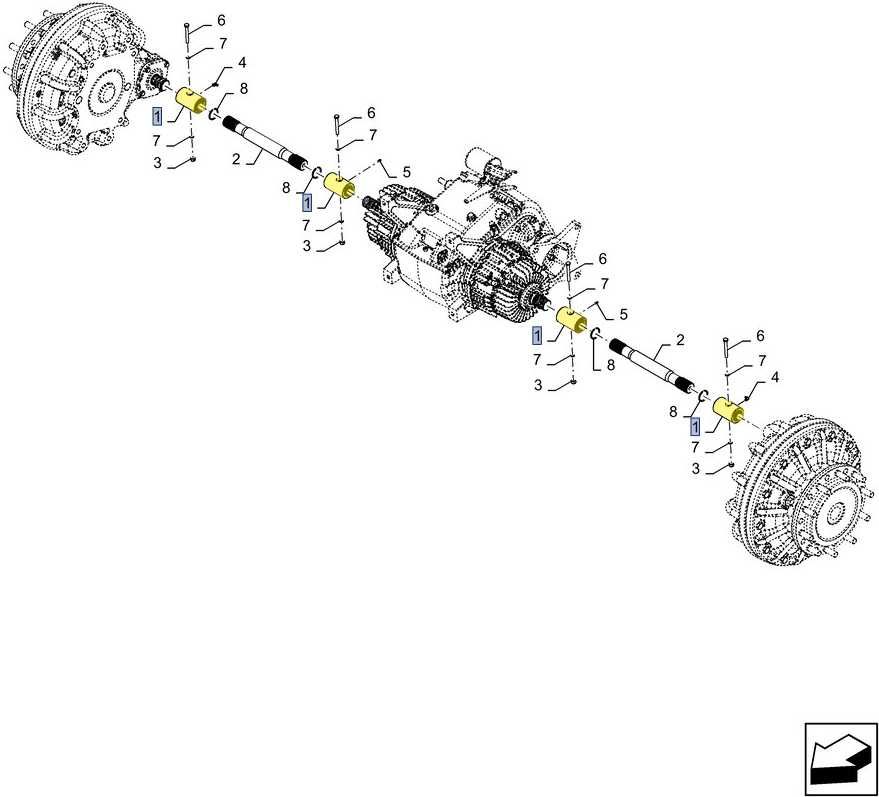 Tuleja wielowpustowa kombajnu Case New Holland 8758.6665 ORYGINAŁ CNH