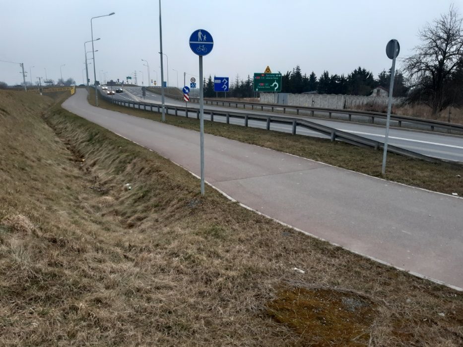 Działka bud. plac ogrodzony z prądem Legnica wynajmę przyj. reklamę