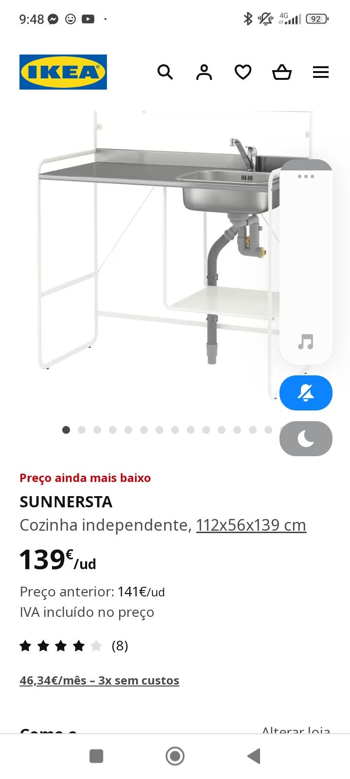 Cozinha portátil ikea