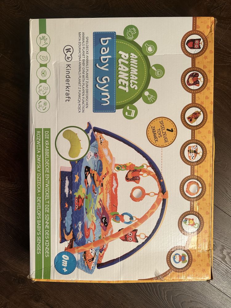 Mata edukacyjna ANIMALS PLANE Kinderkraft 0M+