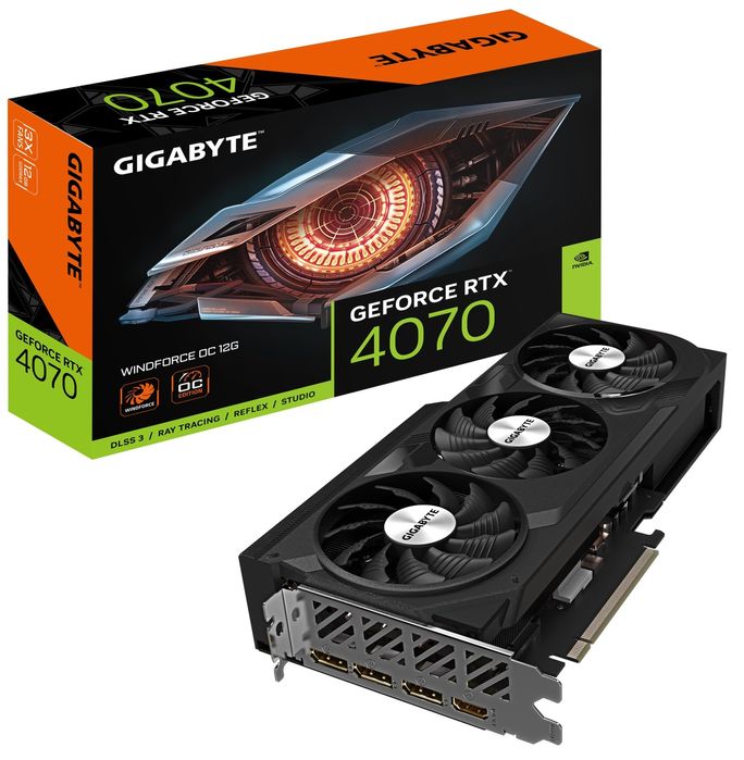Karta graficzna GIGABYTE GeForce RTX 4070 Windforce OC 12GB DLSS 3